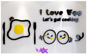 Transform Your Kitchen with Our Cute Minimalist Wall Stickers