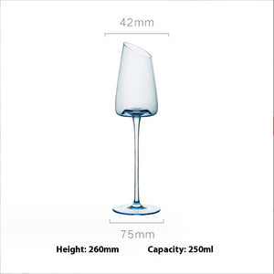 Elevate Your Beverage Experience with the Klein Blue Crystal Goblet