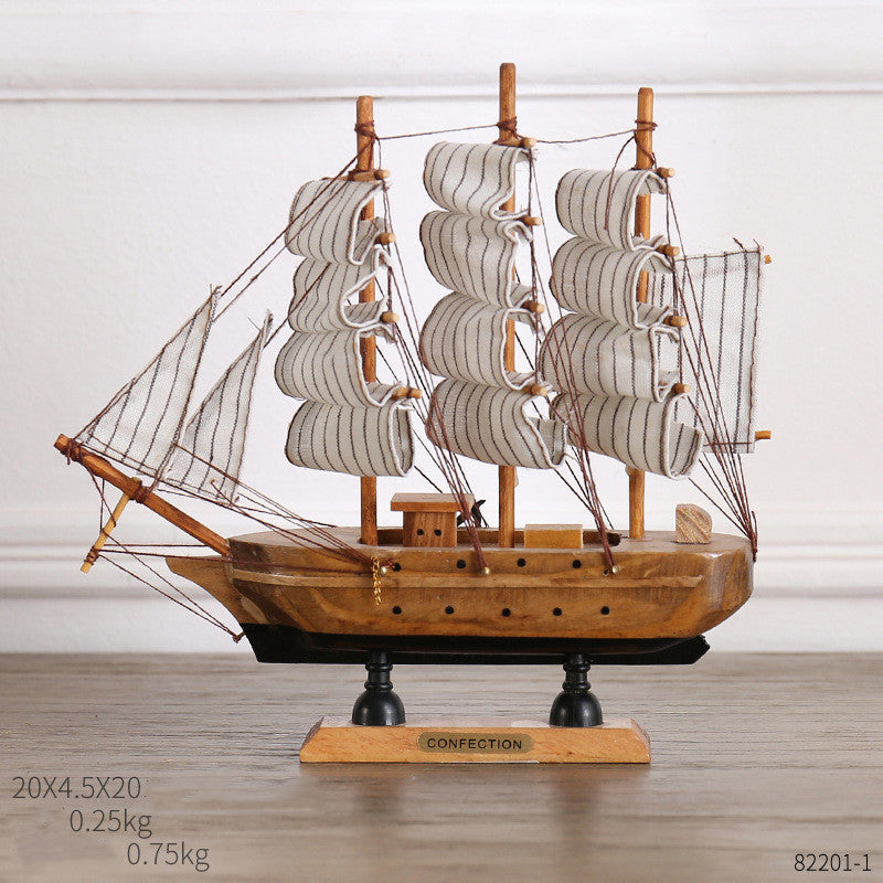 Creative Home Craft Sailing Decoration Figurine For Interior Display