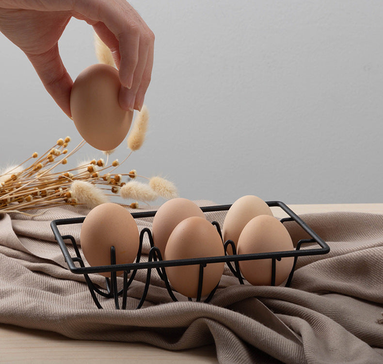 Simple Kitchen Egg Storage Rack And Kitchen Organizer Shelf