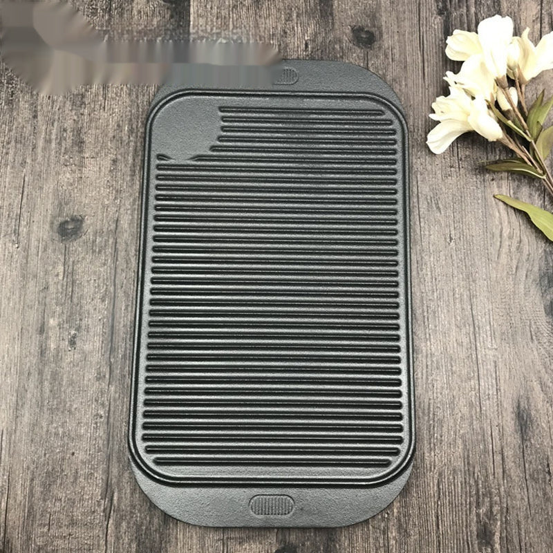 Double Sided Cast Iron Griddle For Cooking Use