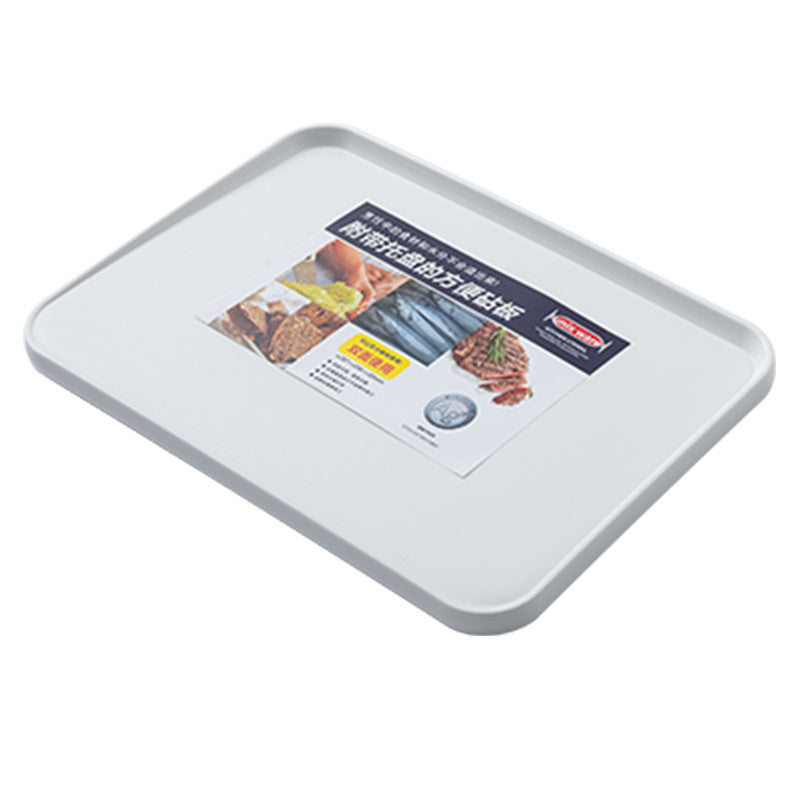 Double Sided Plastic Cutting Board For Kitchen Fruit Preparation Use