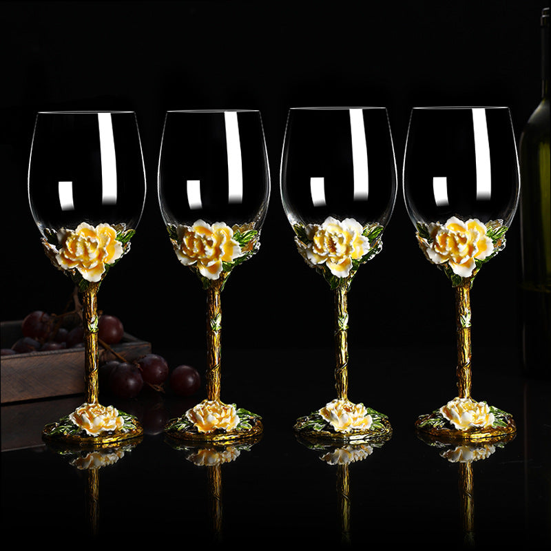 Lead Free Crystal Creative Glass For Elegant Beverage Serving
