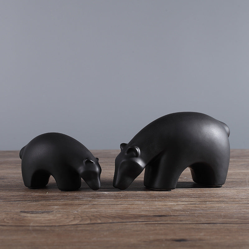 Soft Home Decoration Small Animal Figurine For Interior Display