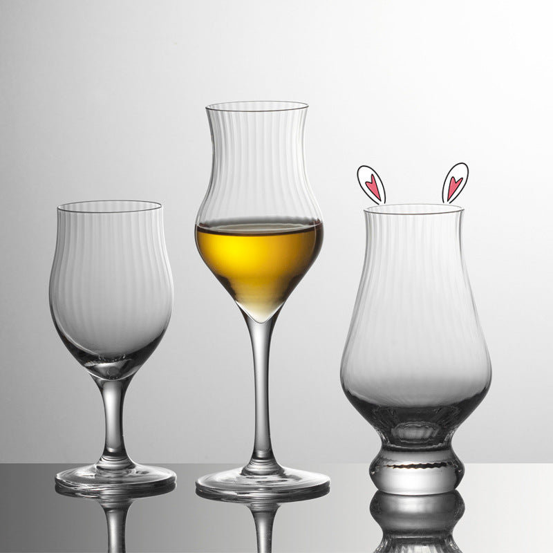 Crystal Tulip Shaped Glass For Elegant Beverage Serving