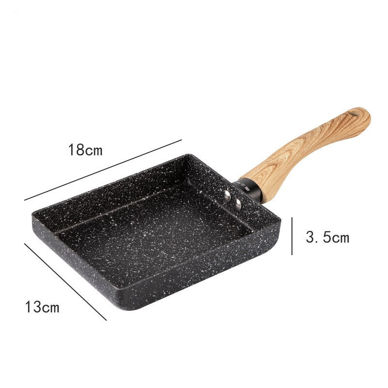 Japanese Tamagoyaki Egg Roll Frying Pan Rectangular Non Stick Pan