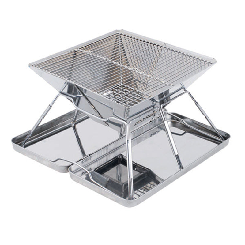 Portable Foldable Outdoor BBQ Grill For Medium Cooking Use