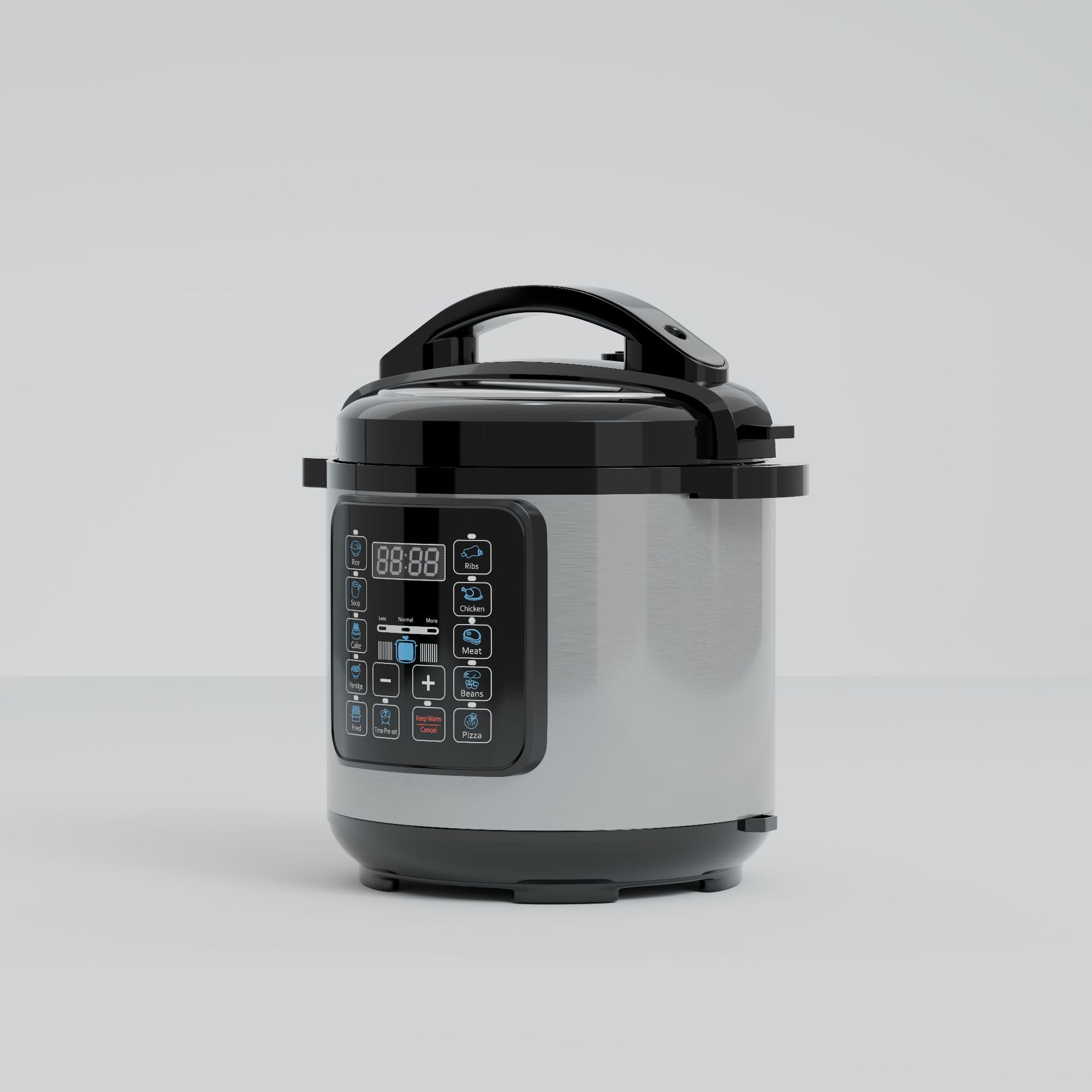 8L Smart Electric Pressure Cooker With Nonstick Inner Pot Large Capacity