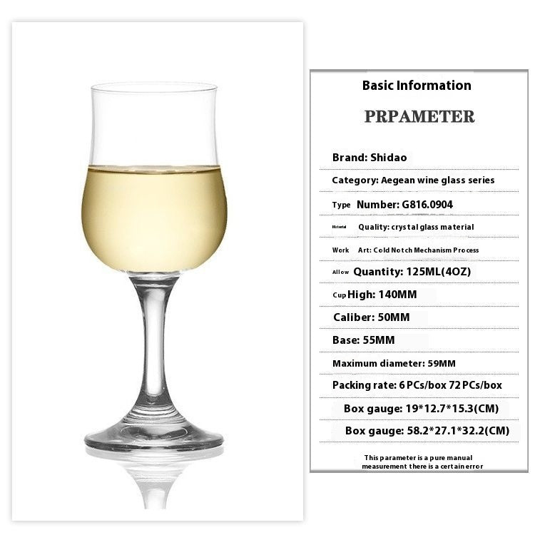 Crystal Tulip Dessert Glass For Elegant Beverage Serving