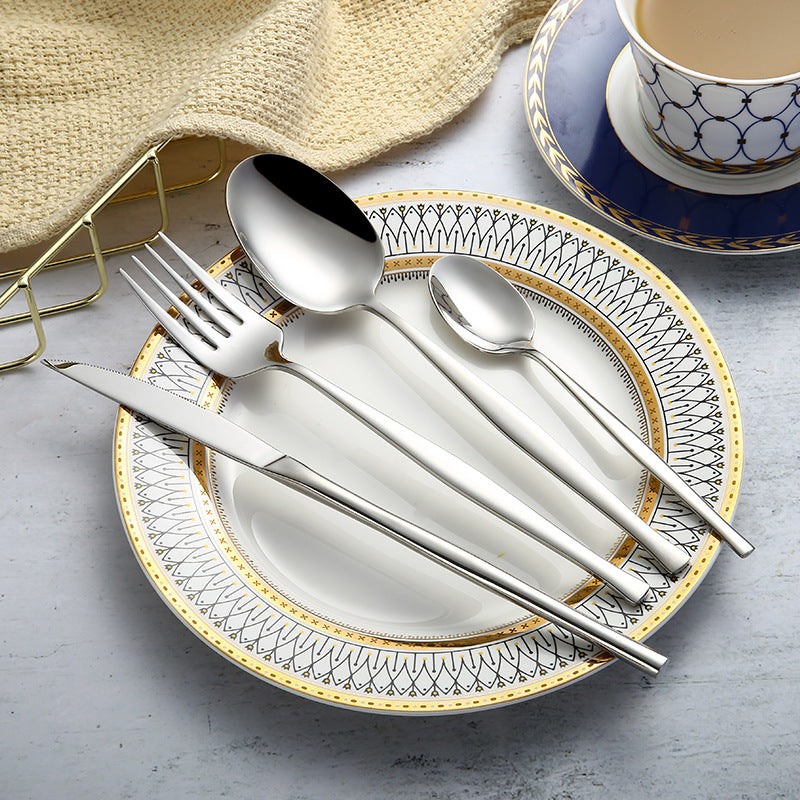 304 Stainless Steel Western Cutlery Set For Dining And Table Use