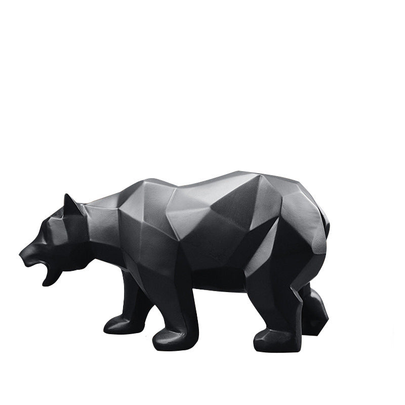 Home Decoration Resin Bear Figurine Craft For Interior Display