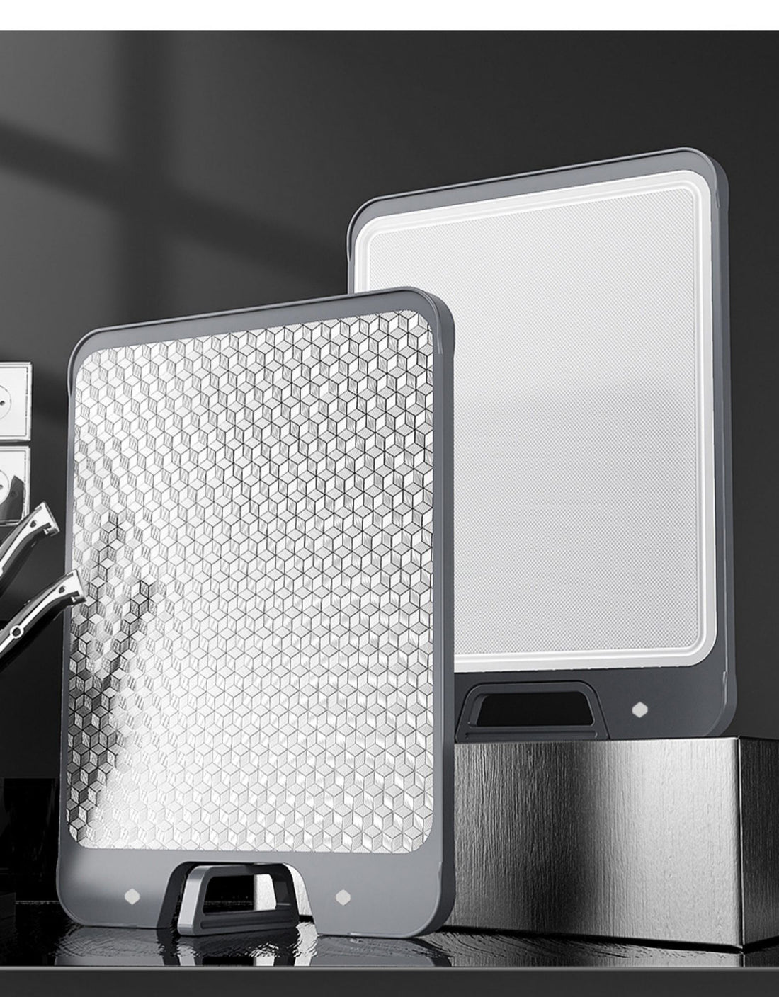 Stainless Steel Antibacterial Kitchen Cutting Board Household Use