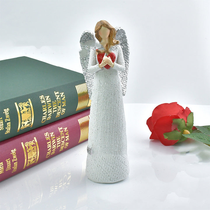20cm Angel Resin Craft Figurine For Home And Office Decoration