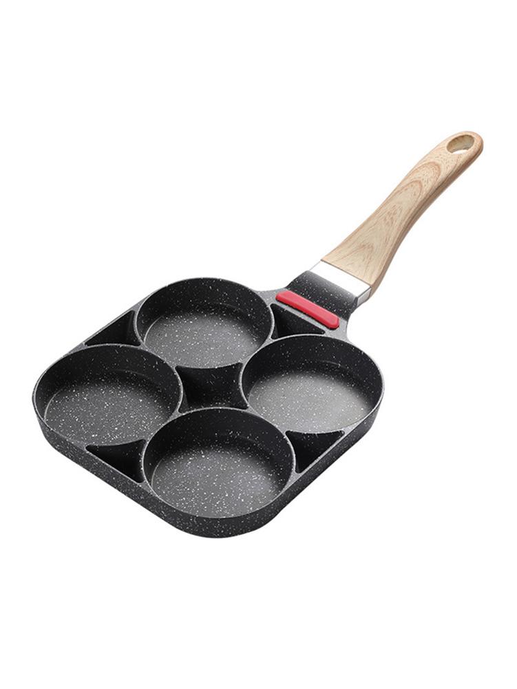 Small Multi Hole Egg Burger Frying Pan Household Omelette Pan