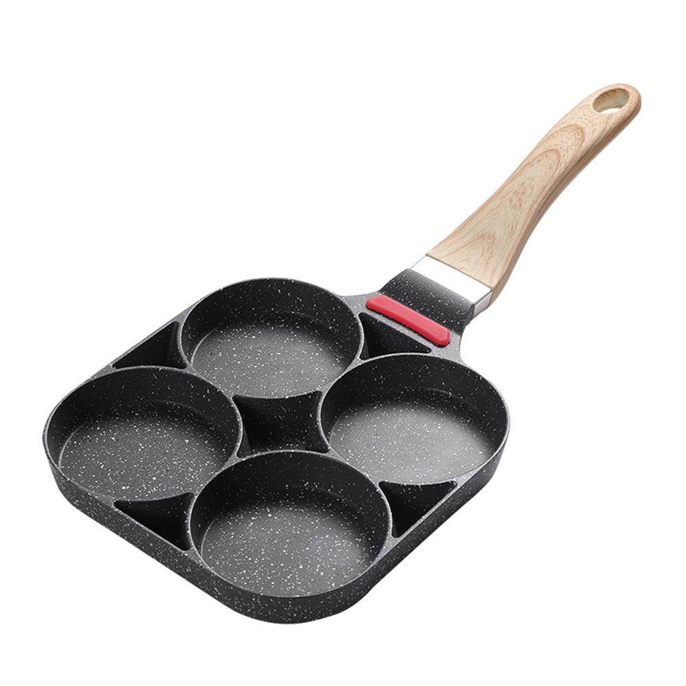 Small Multi Hole Egg Burger Frying Pan Household Omelette Pan