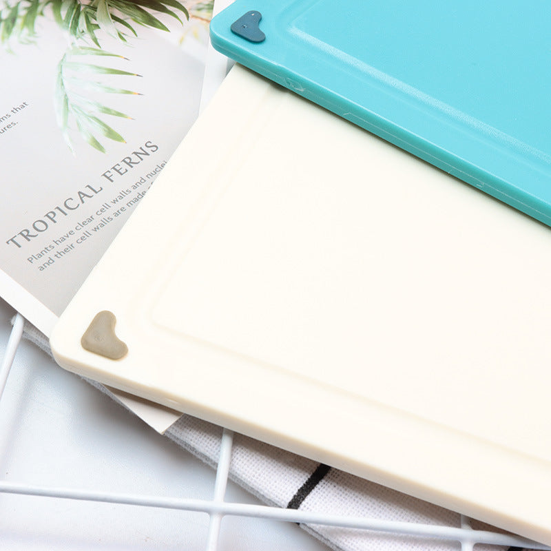 Four Piece Thickened PP Plastic Cutting Board Set For Kitchen Use