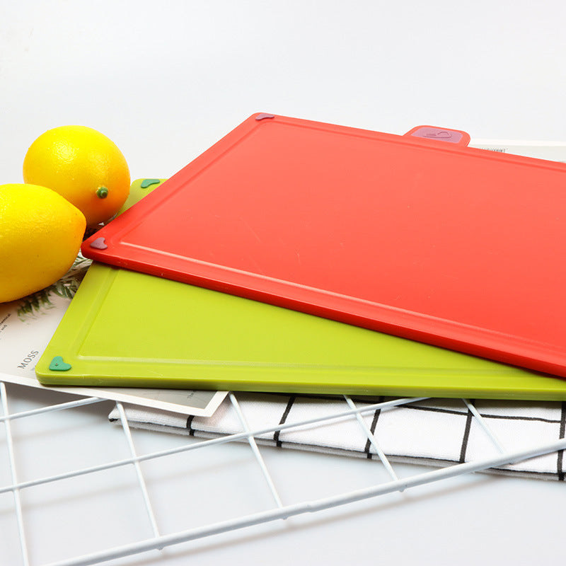 Four Piece Thickened PP Plastic Cutting Board Set For Kitchen Use