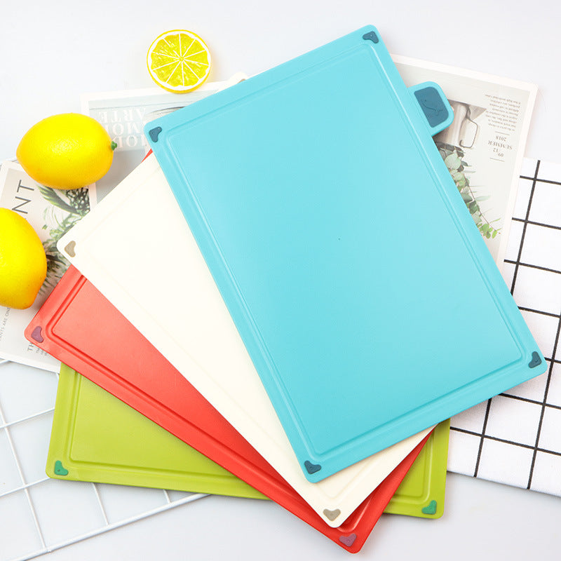 Four Piece Thickened PP Plastic Cutting Board Set For Kitchen Use