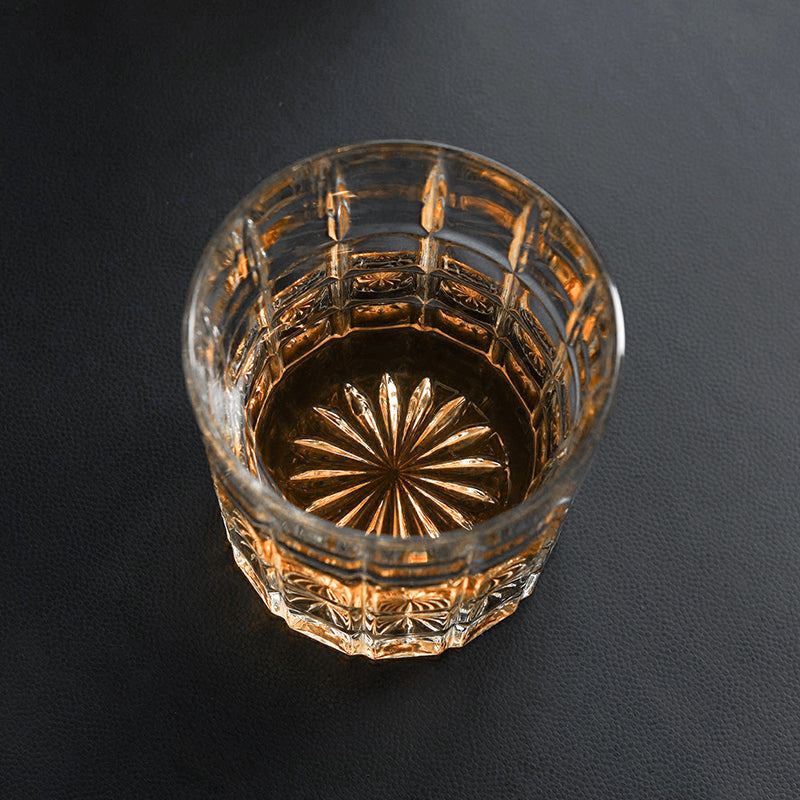 Bohemian Crystal Glass With Nordic Flat Bottom Design
