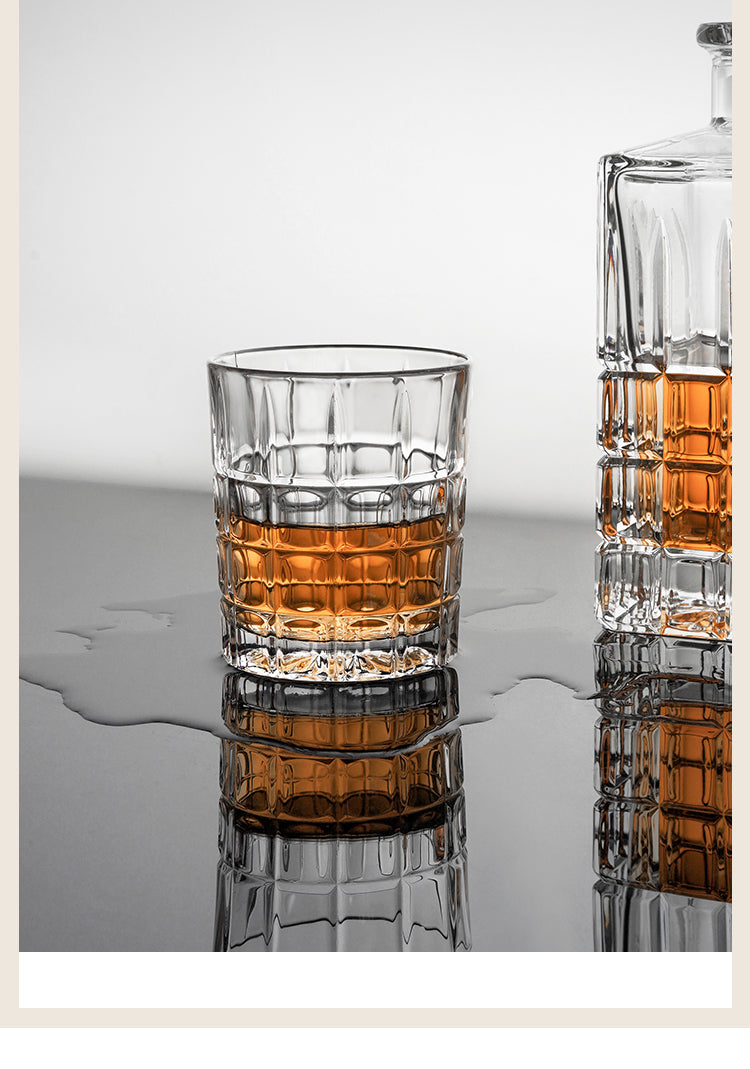 Bohemian Crystal Glass With Nordic Flat Bottom Design