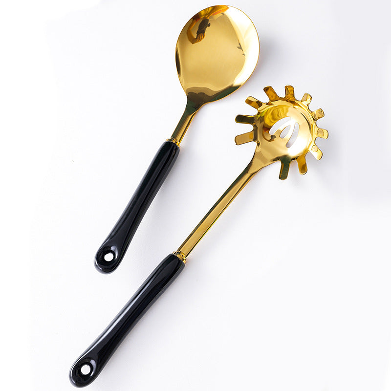 Stainless Steel Kitchen Utensil Set For Everyday Cooking Use
