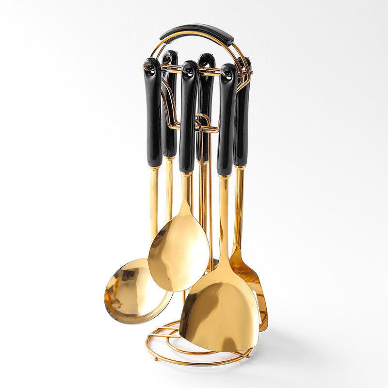 Stainless Steel Kitchen Utensil Set For Everyday Cooking Use