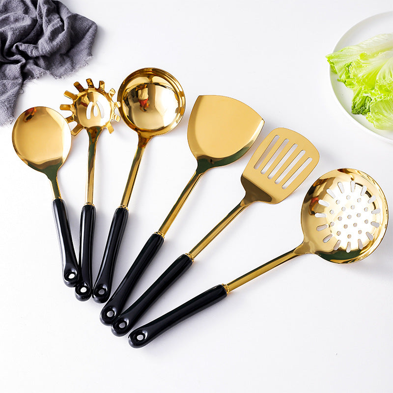 Stainless Steel Kitchen Utensil Set For Everyday Cooking Use