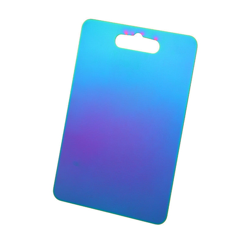 Titanium Plated Stainless Steel Cutting Board For Kitchen Use