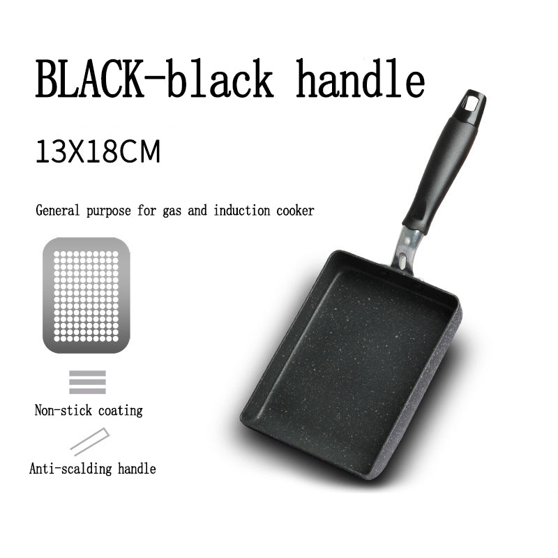Square Maifan Stone Non Stick Frying Pan Durable Cooking Pan