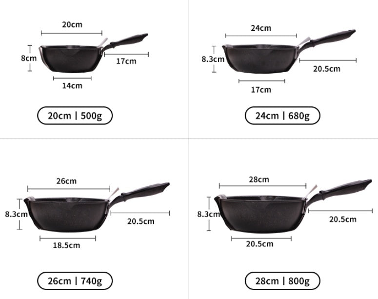 Maifan Stone Non Stick Frying Pan Durable Kitchen Cookware