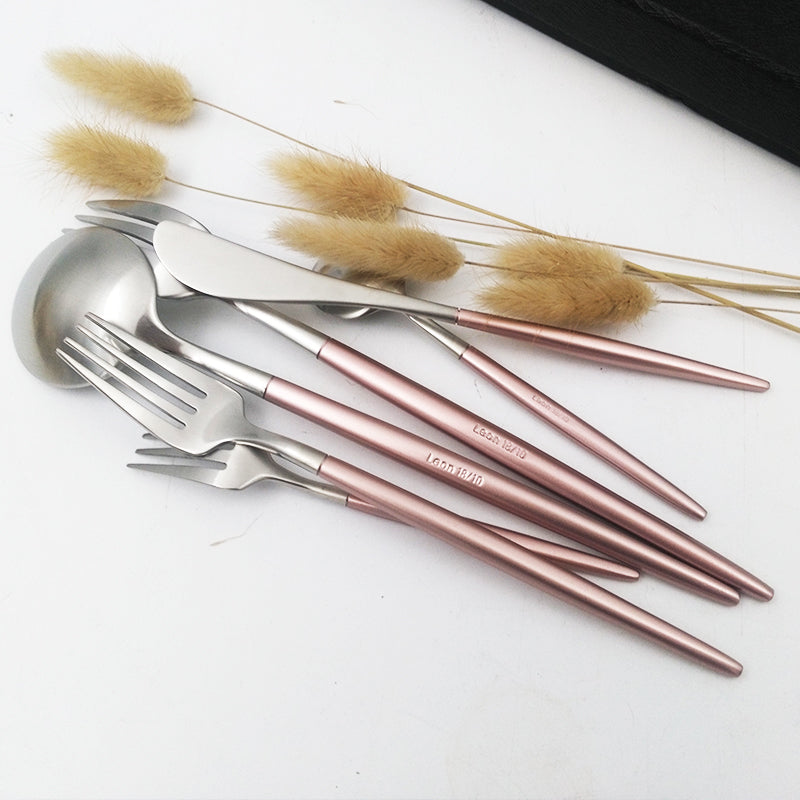 Stainless Steel Cutlery Set Household Dining Utensil Set