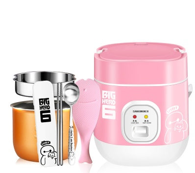 Mini Automatic Rice Cooker For Single Person Steaming Cooking Use