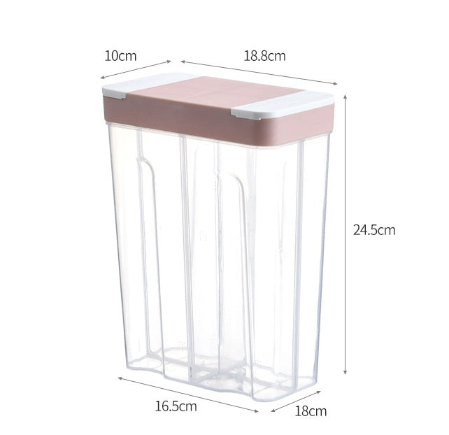Kitchen Food Storage Container Box With Secure Freshness Lid