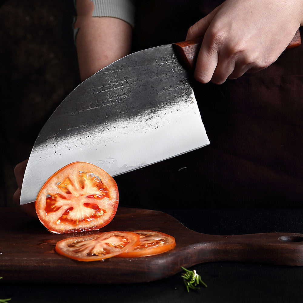 Manganese Steel Kitchen Knife For Professional Food Preparation Cutting