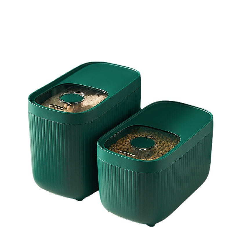 Kitchen Rice And Flour Storage Container With Secure Lid