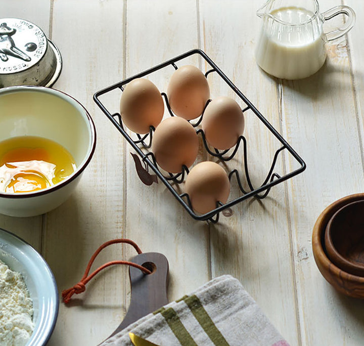 Simple Kitchen Egg Storage Rack And Kitchen Organizer Shelf