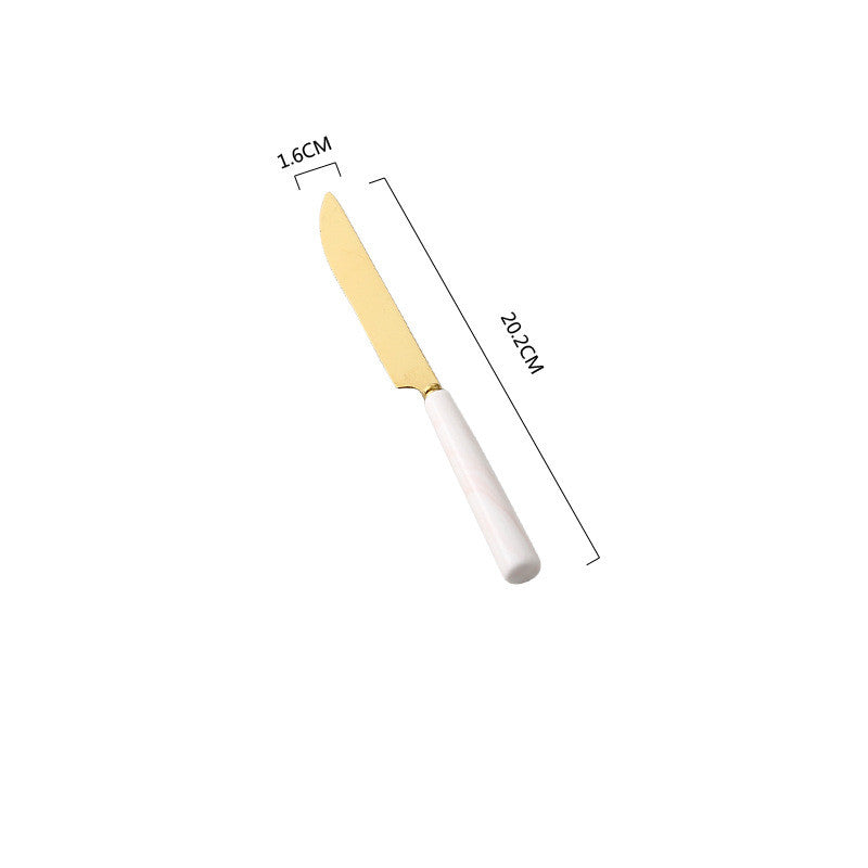 Western Tableware Cutlery Set For Elegant Dining Use
