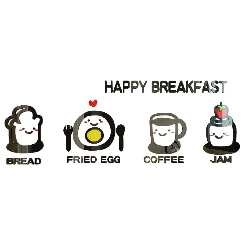 Cute Minimalist Kitchen Wall Sticker Decoration For Home Interiors