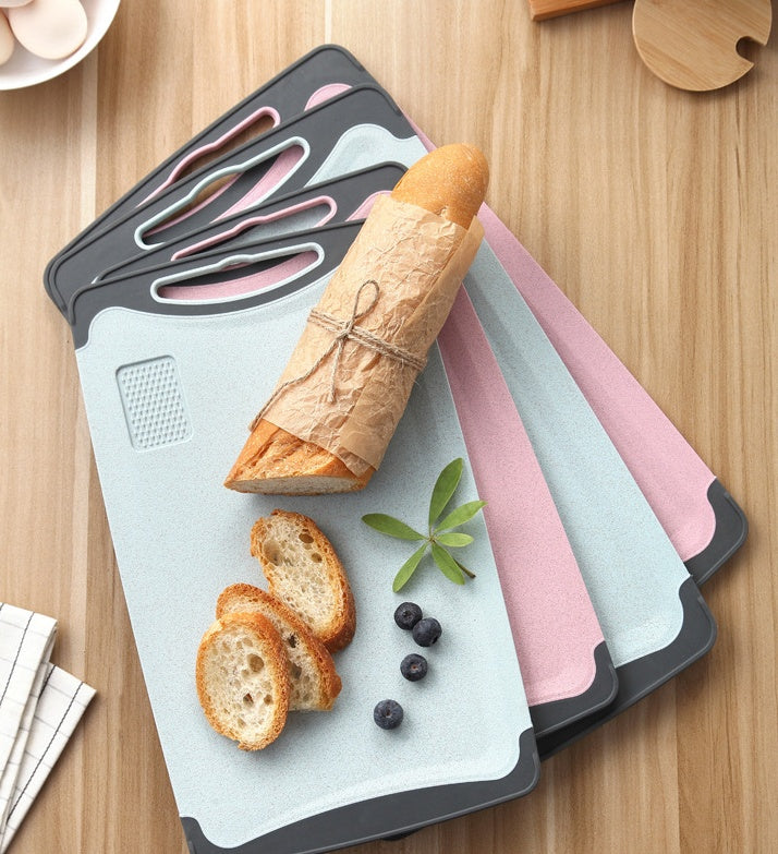 Wheat Straw Fruit Cutting Board Lightweight Kitchen Chopping Board