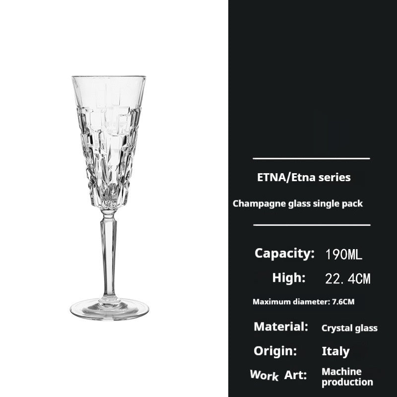 Crystal Glassware Set For Elegant Home Dining And Serving
