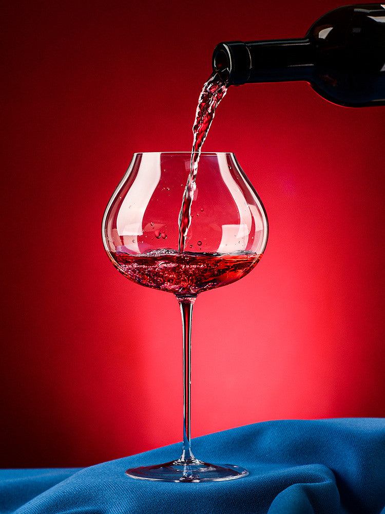Crystal Pinot Noir Glass For Elegant Beverage Tasting