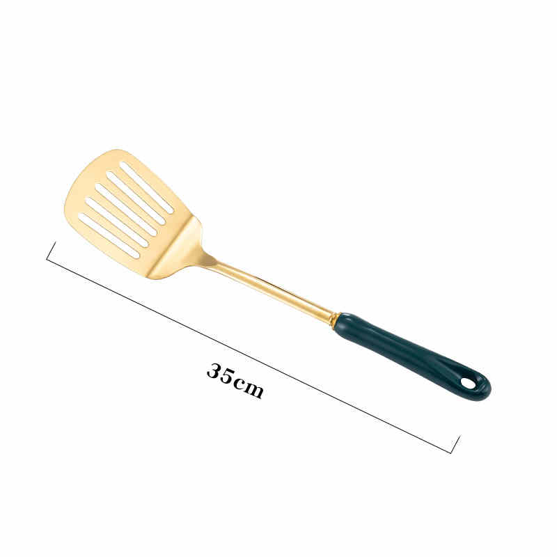 Nordic Stainless Steel Spatula With Elegant Ceramic Handle