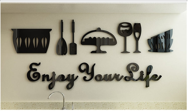 Cute Minimalist Kitchen Wall Sticker Decoration For Home Interiors