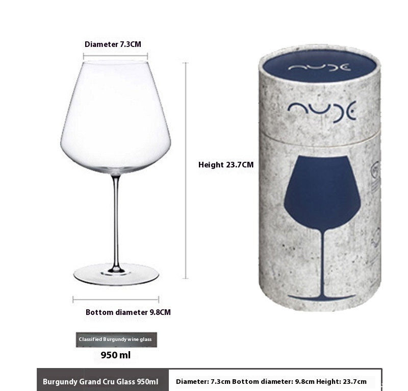 Ultra Thin Crystal Goblet For Elegant Beverage Serving