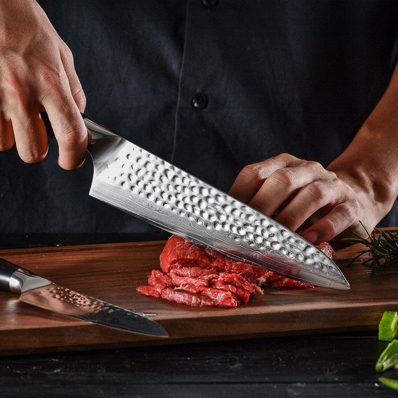 5 Piece Kitchen Chef Knife Set For Professional Cooking Preparation