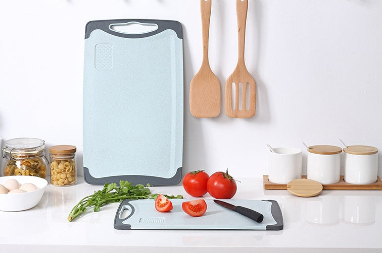 Wheat Straw Fruit Cutting Board Lightweight Kitchen Chopping Board