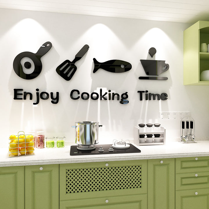 Cute Minimalist Kitchen Wall Sticker Decoration For Home Interiors