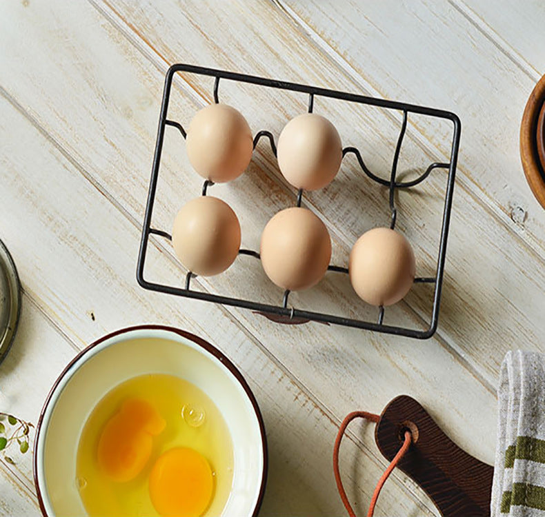Simple Kitchen Egg Storage Rack And Kitchen Organizer Shelf