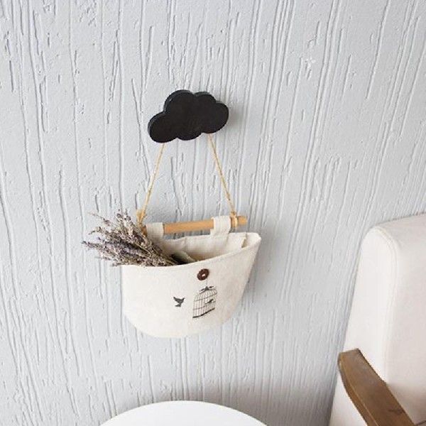 Wall Mounted Wooden Door Hooks For Kitchen Room And Fridge Organization
