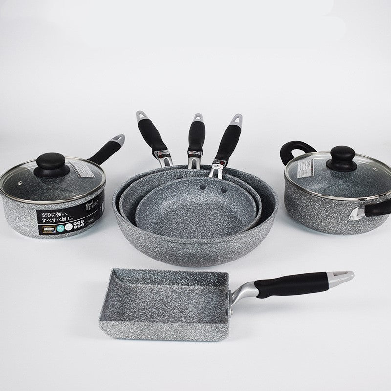Japanese Style Maifan Stone Non Stick Frying Pan Durable Cookware